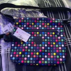 ✨BRAND NEW w/Tags✨kipling multi dots bag